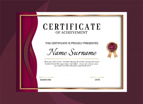 Certificate 1